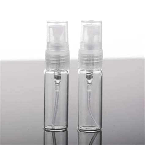 2 Pcs 5 Ml 10ml Mini Small Clear Empty Plastic Perfume Spray Bottles