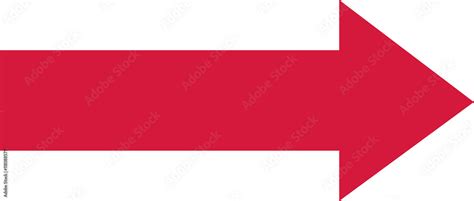 Red arrow right Stock Vector | Adobe Stock