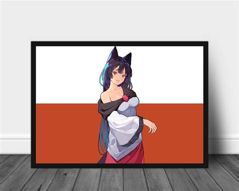 Anime Girl Poster Sexy Anime Girl Poster Nude Sexy Woman Etsy México