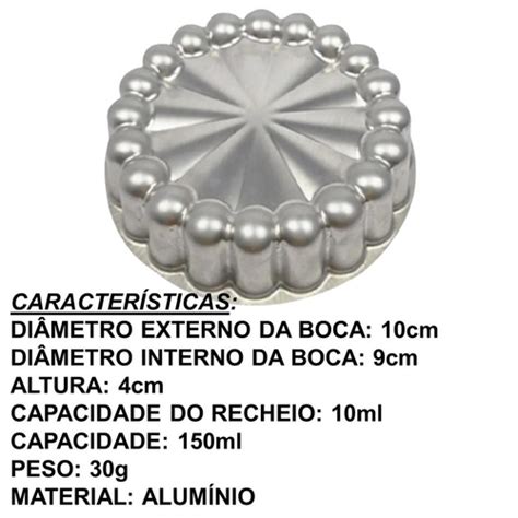 Mini Forma Bolo Pudim Torta Ballerine Decorada Caparroz Top em Promoção