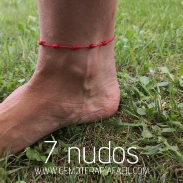 Tobillera Nudos Hilo Rojo Colores Gemoterapia F Cil Tienda De