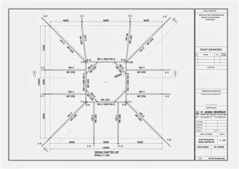 Desain Konstruksi Baja Atap Wf Konstruksi Bangunan Rumah Sederhana