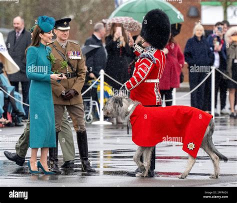 Aldershot England Uk 17 March 2023 Catherine Princess Of Wales