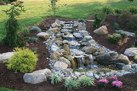 Waterfall In Garden Pond | Backyard Design Ideas