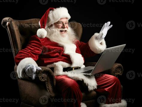 Santa Claus Computer Stock Photos, Images and Backgrounds for Free Download