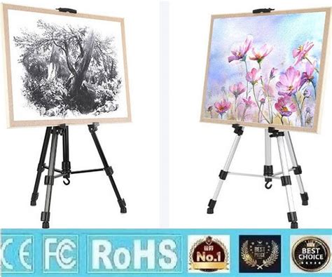 Купить Мольберт для художников раскладной телескопический алюминиевый ...