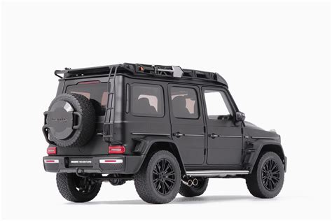 Almost Real Brabus G Class Mercedes Amg G 63 Adventure Matt Black 1 18 Diecast Car