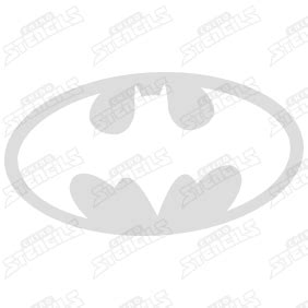 Batman Signal Stencil