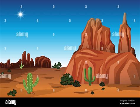 Desert cactus drawing hi-res stock photography and images - Alamy