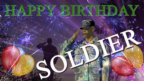 Happy Birthday Soldier Happy Birthday Army Band Happy Birthday