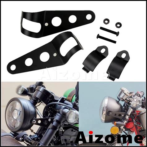 Motorcycle Headlight Brackets Fork Mount Clamps 35 43mm Motorbike