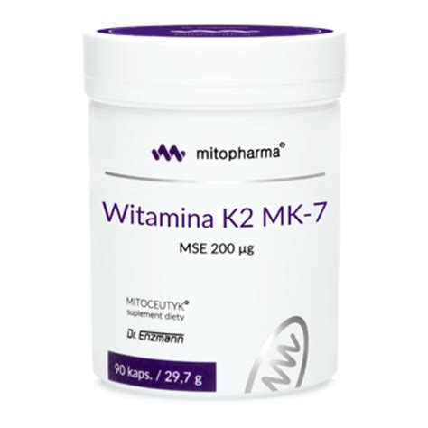 Mitopharma WITAMINA K2 Mk 7 200mcg MSE Dr ENZMANN Visanto Jerzy