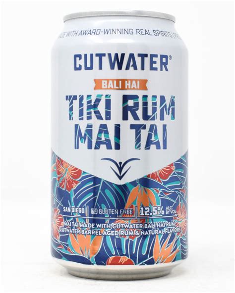 Cutwater Tiki Rum Mai Tai 12oz Can Princeville Wine Market