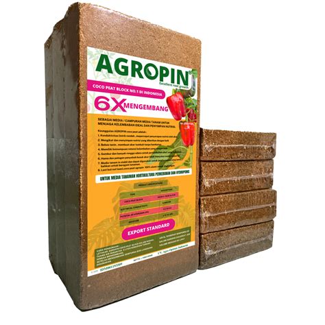 Jual AGROPIN Media Tanam Hydroponic Cocopeat Low EC Shopee Indonesia