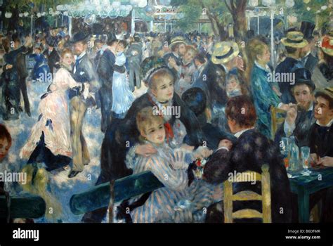 Renoir painting in Musee d'Orsay, Paris Stock Photo - Alamy