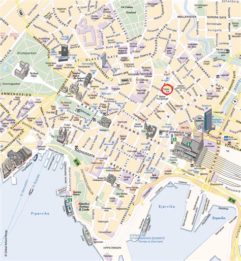 Oslo Tourist Map - Oslo Norway • mappery