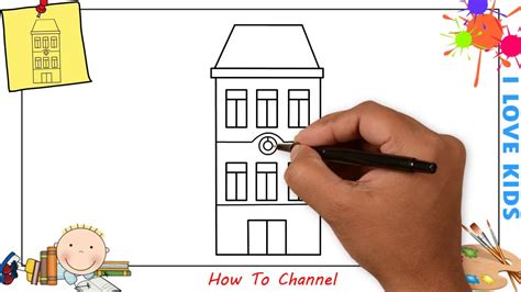 How To Draw Buildings Easy Step By Step