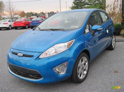 Blue Candy Metallic 2012 Ford Fiesta Ses Hatchback Exterior Photo 56522104