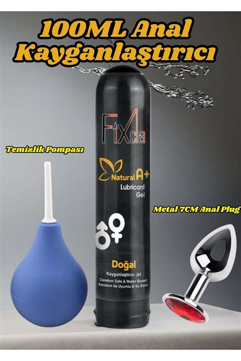 FixCla Kayganlaştırıcı Jel 125 ml Anal Temizleme Pompası Metal Taşlı Plug Fiyatı Yorumları