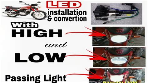 TMX Supremo LED Headlight Convertion With HIGH LOW Passing Light