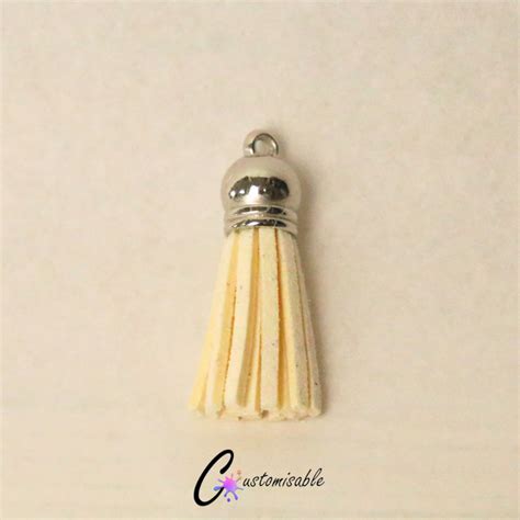 Cream Tassel Keyrings Customisable Shop Htv Tassles And More