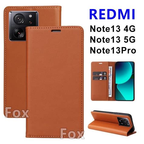 เคสฝาพับ ล็อคได้ สำหรับ Xiaomi Redmi Note13 4g Note13 5g Note13pro