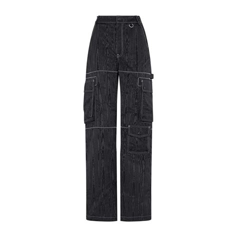 Buy MARINE SERRE Cargo Pants Black At 33 Off Editorialist