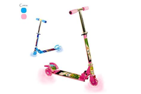 Patinete Infantil Rodas Dobr Vel Luzes Menino Menina First Toys