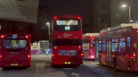 Stagecoach London Wright Electroliner Ev Taking Off From Canada Water