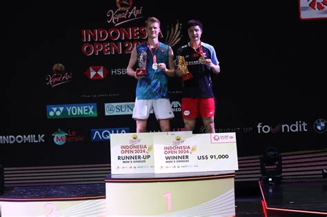 Hasil Final Indonesia Open 2024 China Raih Empat Gelar Juara