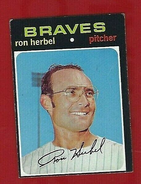 Topps Ron Herbel Baseball Card Free Shipping Ebay