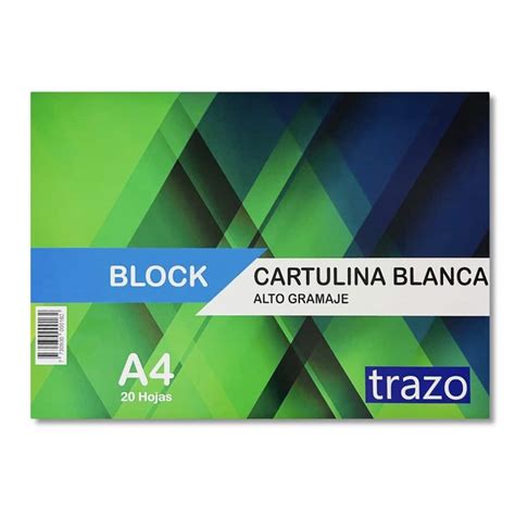 Block Cartulina 150gr Blanco A4 20h Casa Dorita