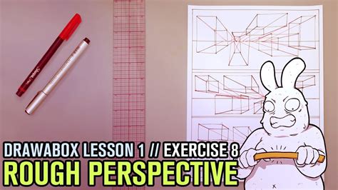 Drawabox Lesson 1 Exercise 8 Rough Perspective Youtube