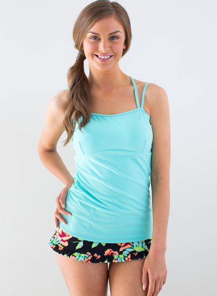 Swim And Tankini Tops Lime Ricki Tankini Top Tankini Womens Tankini