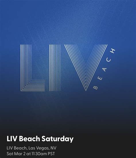 Liv Beach Dayclub Grand Opening Guest List And Bottle Service Liv