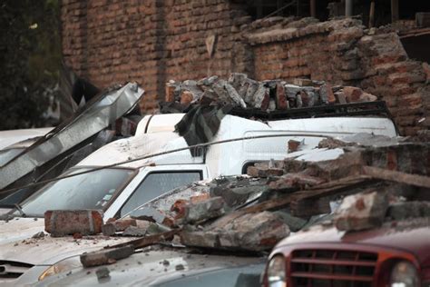 Chile Earthquake Damage stock image. Image of cars, terremoto - 91503337