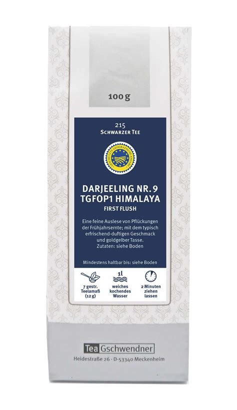 Darjeeling Nr Himalaya First Flush Im Tee Online Shop