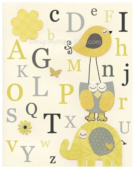 Nursery Letters Nursery Alphabet ABC Wall Letters for Kids