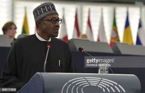 Nigerian President Muhammadu Buhari Addresses To The Plenary Assembly