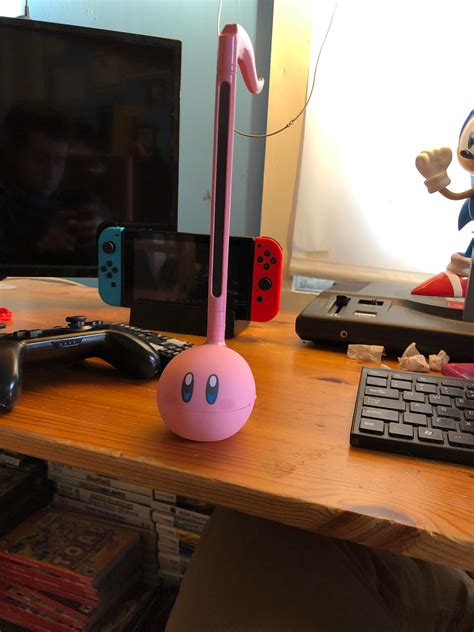 My girlfriend bought me a Kirby Otamatone! It’s so adorable. : r/Kirby