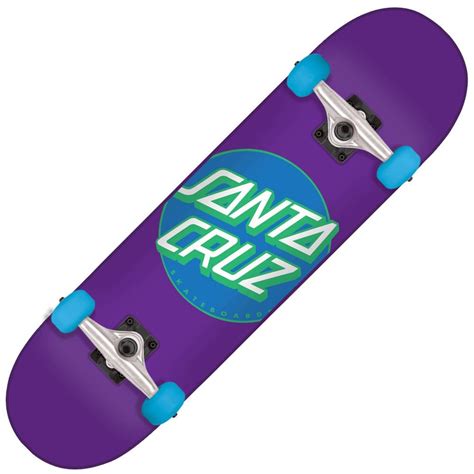 Santa Cruz Skateboards Classic Dot Complete Skateboard 78” Purple