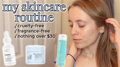 Drugstore Skincare Routine Fragrance Free Affordable Products That