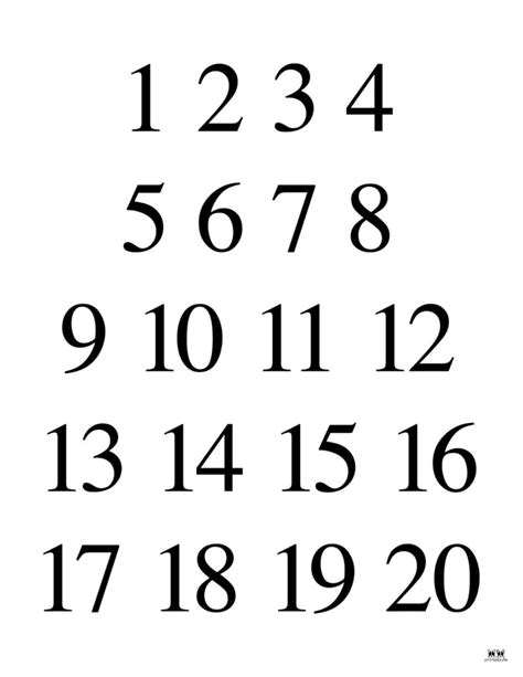 Number – 1 Printable numbers, Large printable numbers, Template printable, Number One Sign