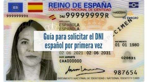 Requisitos Para Tramitar Dni Por Primera Vez Espa A Dontutoriales