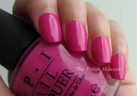 The Polish Hideout Opi Kiss Me On My Tulips