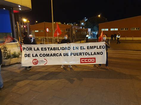 Puertollano Prosiguen Las Movilizaciones Sindicales Contra El Erte En