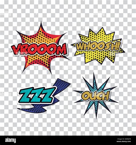 Set Pop Art Style Icons Stock Vector Image Art Alamy