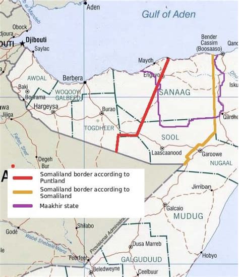 Somaliland Map