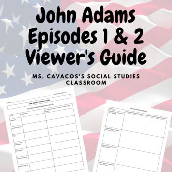 John Adams HBO Miniseries Episodes 1 and 2 Viewer's Guide | TPT