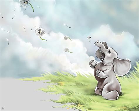 771 Cartoon Elephant Hd Wallpaper Pics - MyWeb